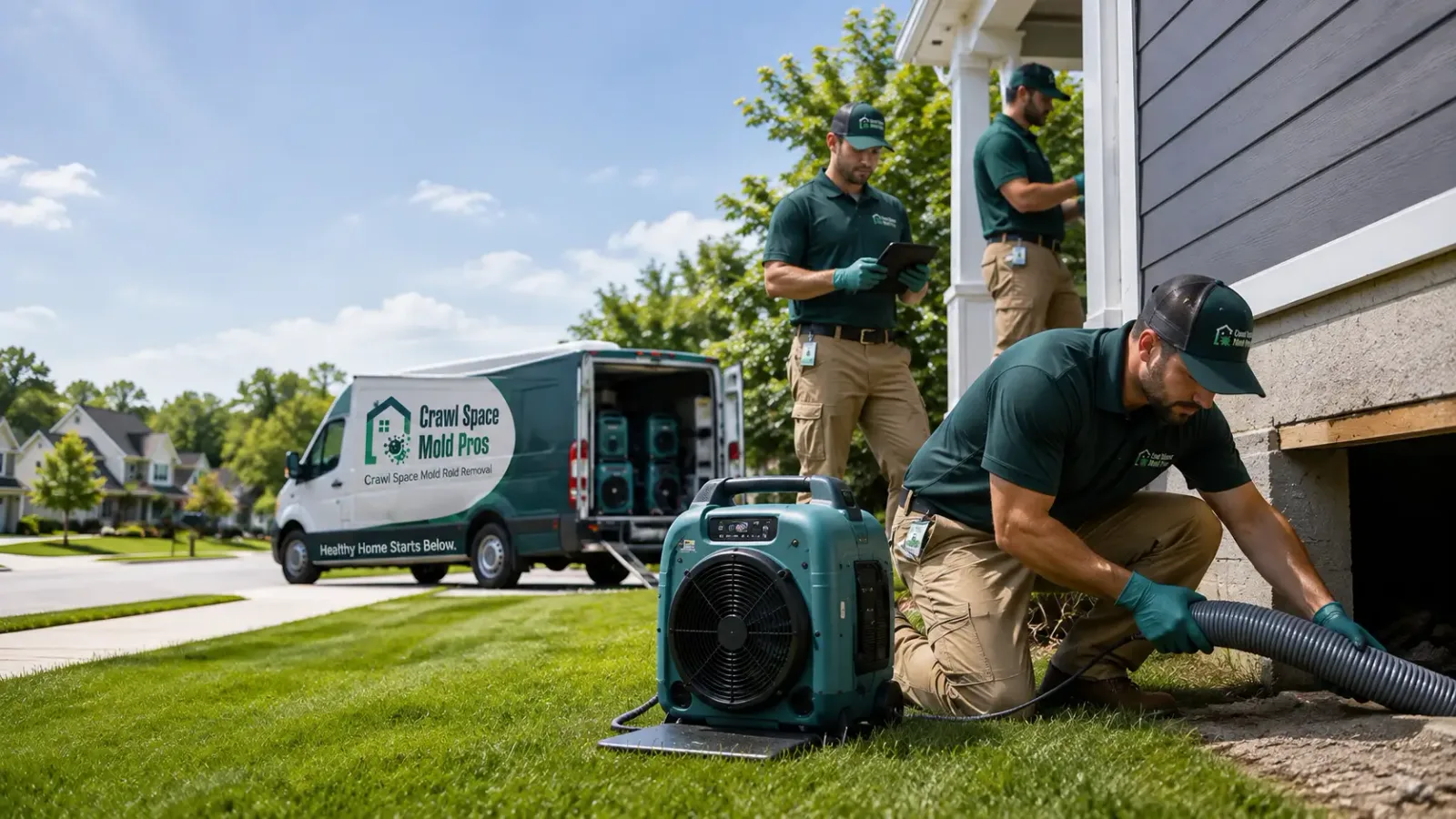 Crawl Space Mold Removal in Piqua, OH
